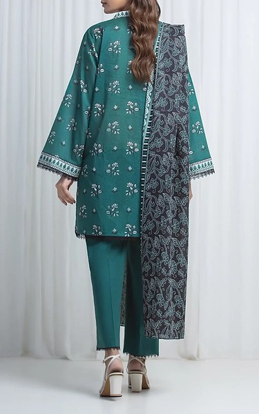 Edenrobe Teal Lawn Suit | Pakistani Lawn Dress in USA- Image 2