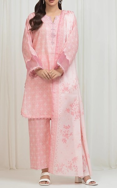Edenrobe Pink Lawn Suit | Pakistani Lawn Dress in USA- Image 1