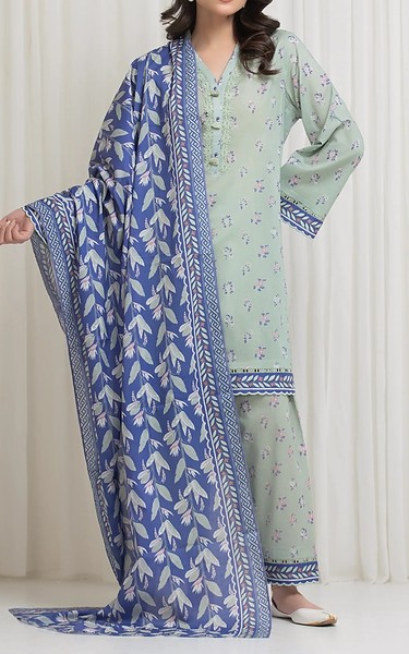 Edenrobe Sea Mist Lawn Suit | Pakistani Lawn Dress in USA- Image 1