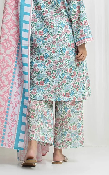 Edenrobe Multi Lawn Suit | Pakistani Lawn Dress in USA- Image 2