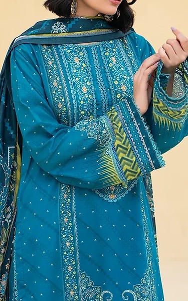 Ellena Venice Blue Lawn Suit | Pakistani Lawn Dress in USA- Image 2