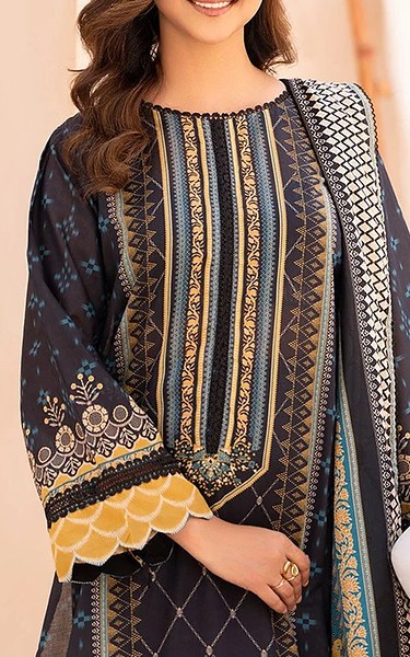 Ellena Black Lawn Suit | Pakistani Lawn Dress in USA- Image 2