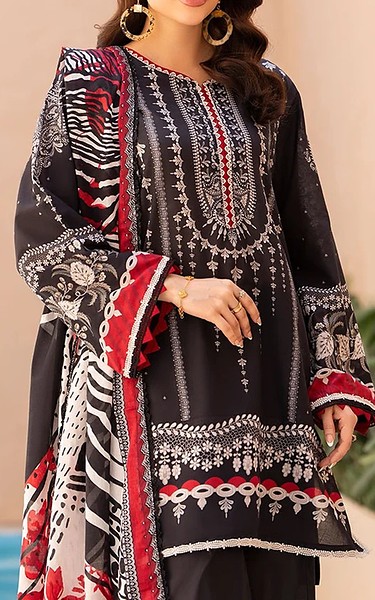 Ellena Black Lawn Suit | Pakistani Lawn Dress in USA- Image 2