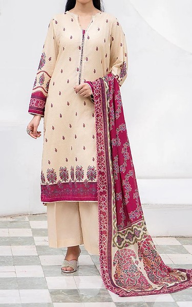 Ellena Ivory Lawn Suit | Pakistani Lawn Dress in USA- Image 1