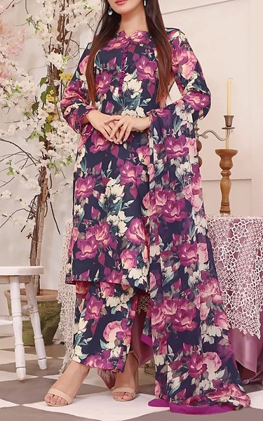 Feathers Multi Lawn Suit | Pakistani Lawn Dress in USA- Image 1