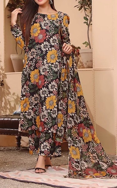 Feathers Multi Lawn Suit | Pakistani Lawn Dress in USA- Image 1