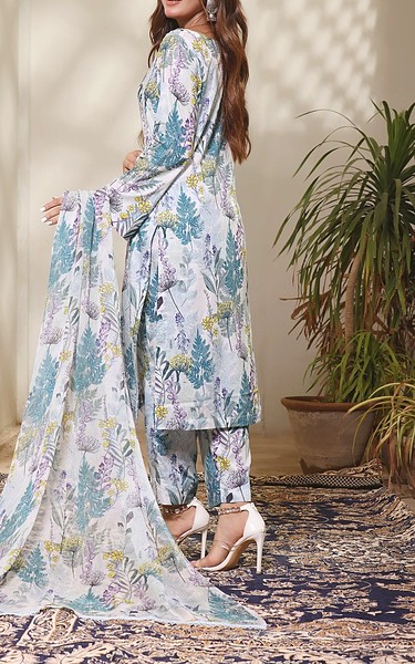 Feathers Multi Lawn Suit | Pakistani Lawn Dress in USA- Image 2