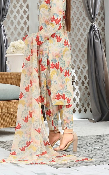 Feathers Multi Lawn Suit | Pakistani Lawn Dress in USA- Image 2