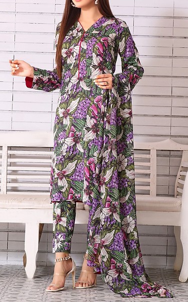 Feathers Multi Lawn Suit | Pakistani Lawn Dress in USA- Image 1