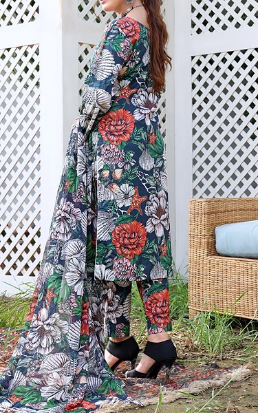 Feathers Multi Lawn Suit | Pakistani Lawn Dress in USA- Image 2