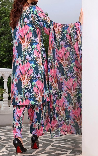 Feathers Multi Lawn Suit | Pakistani Lawn Dress in USA- Image 2