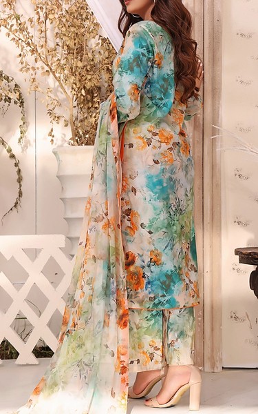 Feathers Multi Lawn Suit | Pakistani Lawn Dress in USA- Image 2