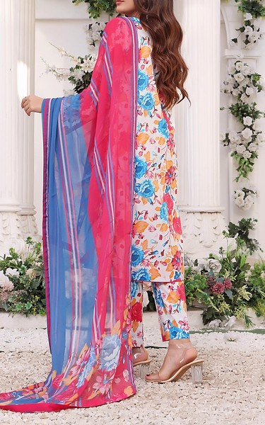 Feathers Multi Lawn Suit | Pakistani Lawn Dress in USA- Image 2