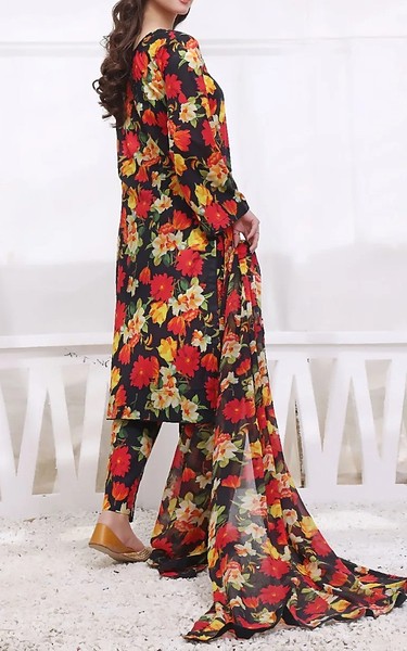 Feathers Multi Lawn Suit | Pakistani Lawn Dress in USA- Image 2