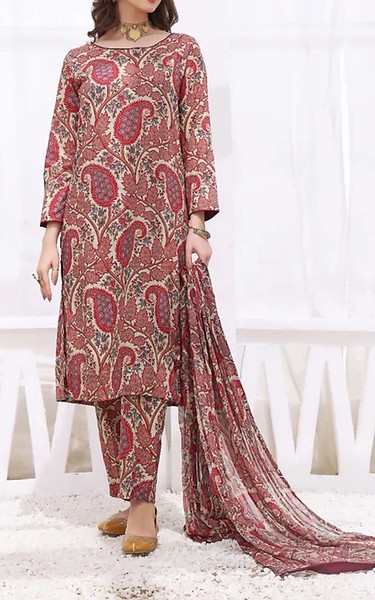 Feathers Multi Lawn Suit | Pakistani Lawn Dress in USA- Image 1