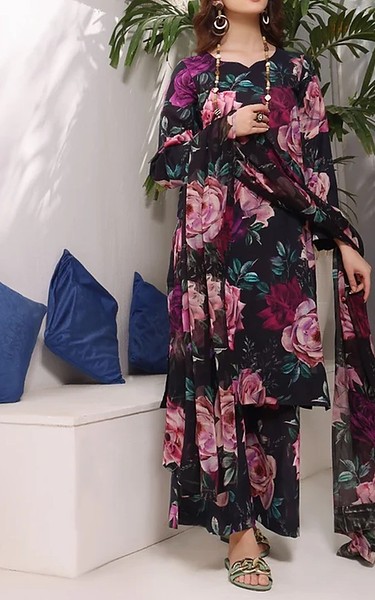 Feathers Multi Lawn Suit | Pakistani Lawn Dress in USA- Image 1