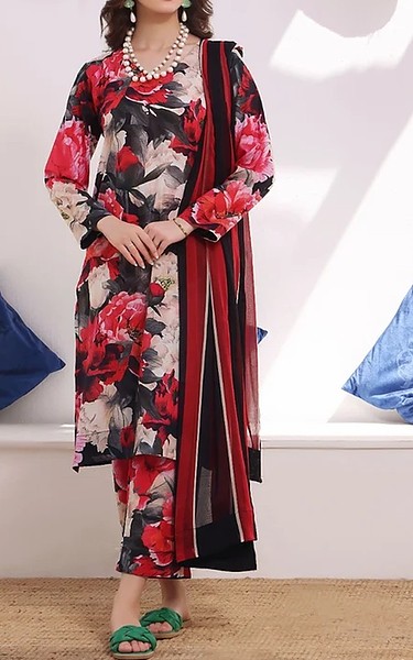 Feathers Multi Lawn Suit | Pakistani Lawn Dress in USA- Image 1