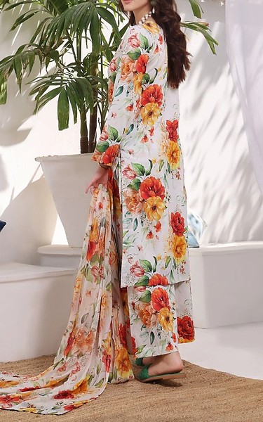 Feathers Multi Lawn Suit | Pakistani Lawn Dress in USA- Image 2