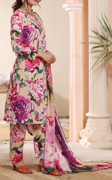Feathers Multi Lawn Suit | Pakistani Lawn Dress in USA- Image 1