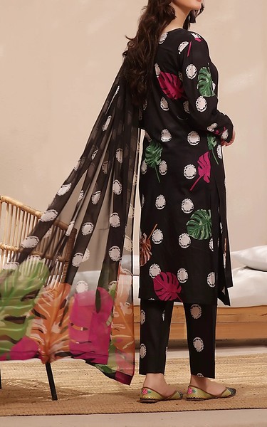 Feathers Black Lawn Suit | Pakistani Lawn Dress in USA- Image 2