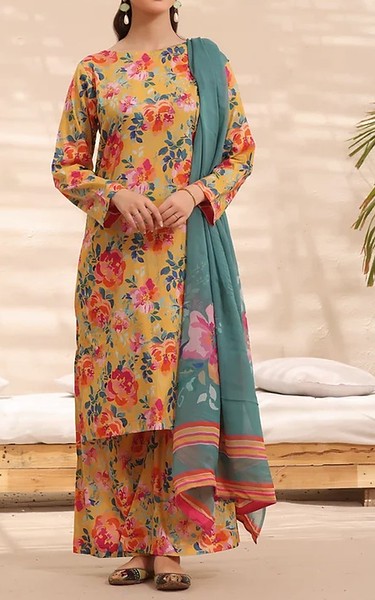 Feathers Multi Lawn Suit | Pakistani Lawn Dress in USA- Image 1