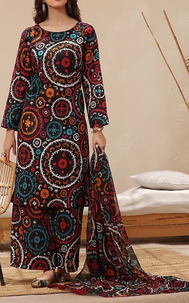 Feathers Multi Lawn Suit | Pakistani Lawn Dress in USA- Image 1