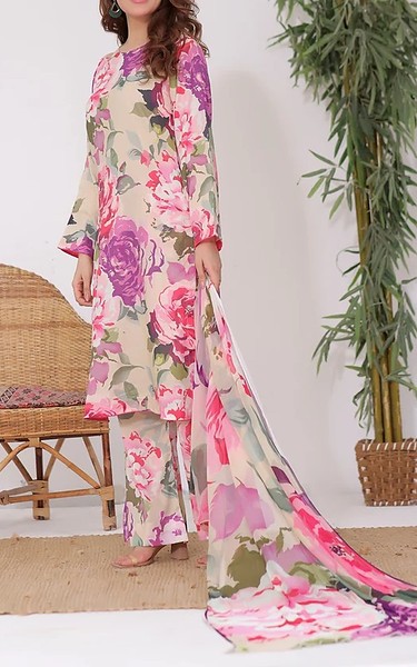Feathers Multi Lawn Suit | Pakistani Lawn Dress in USA- Image 1