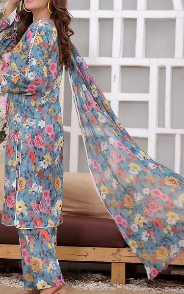 Feathers Multi Lawn Suit | Pakistani Lawn Dress in USA- Image 2