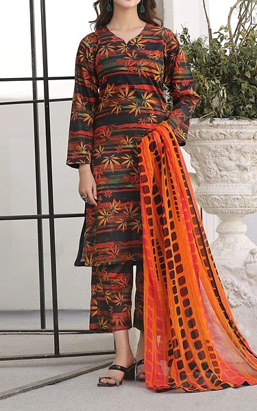 Feathers Multi Lawn Suit | Pakistani Lawn Dress in USA- Image 1