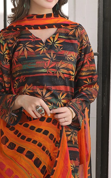 Feathers Multi Lawn Suit | Pakistani Lawn Dress in USA- Image 2