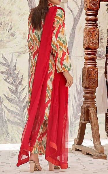 Feathers Multi Lawn Suit | Pakistani Lawn Dress in USA- Image 2