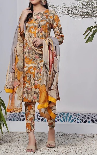 Feathers Multi Lawn Suit | Pakistani Lawn Dress in USA- Image 1