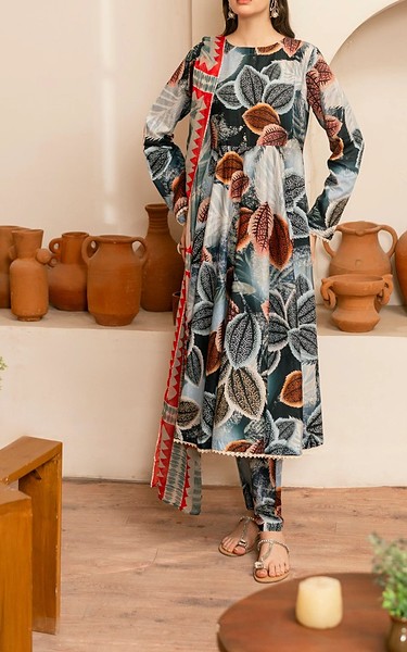 Feathers Multi Lawn Suit | Pakistani Lawn Dress in USA- Image 2