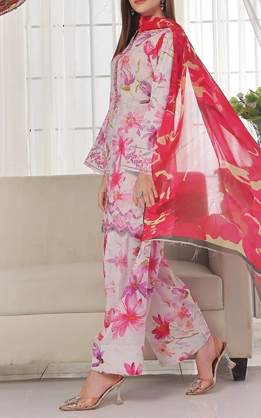 Feathers Multi Lawn Suit | Pakistani Lawn Dress in USA- Image 2