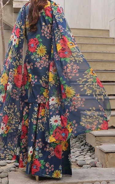 Feathers Multi Lawn Suit | Pakistani Lawn Dress in USA- Image 2
