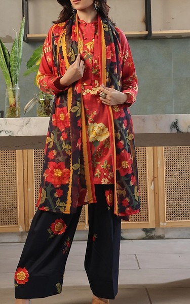Feathers Multi Lawn Suit | Pakistani Lawn Dress in USA- Image 1