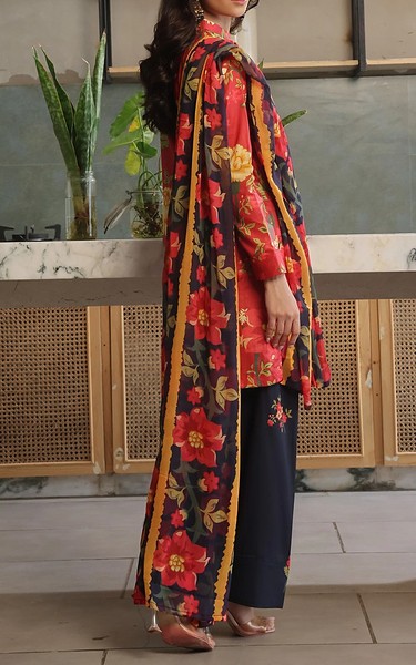 Feathers Multi Lawn Suit | Pakistani Lawn Dress in USA- Image 2
