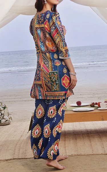 Feathers Multi Lawn Suit (2 Pcs) | Pakistani Lawn Dress in USA- Image 2