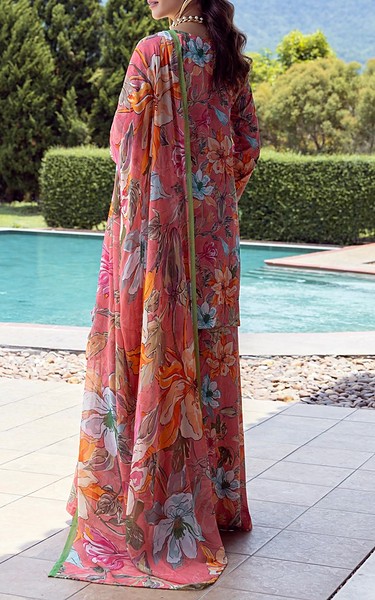 Feathers Light Pink Lawn Suit | Pakistani Lawn Dress in USA- Image 2