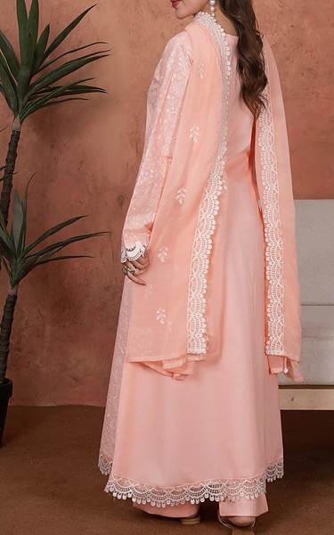 Feathers Cavern Pink Lawn Suit | Pakistani Lawn Dress in USA- Image 2