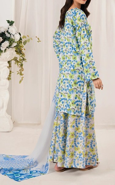 Feathers Multi Lawn Suit | Pakistani Lawn Dress in USA- Image 2