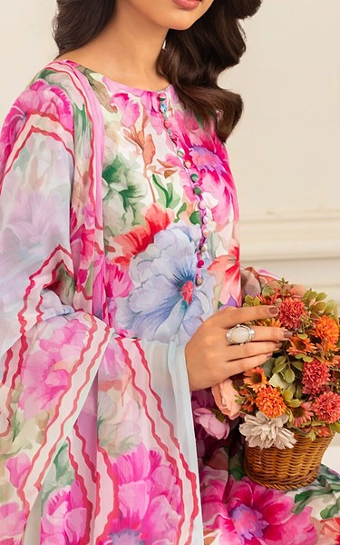 Feathers Multi Lawn Suit | Pakistani Lawn Dress in USA- Image 2