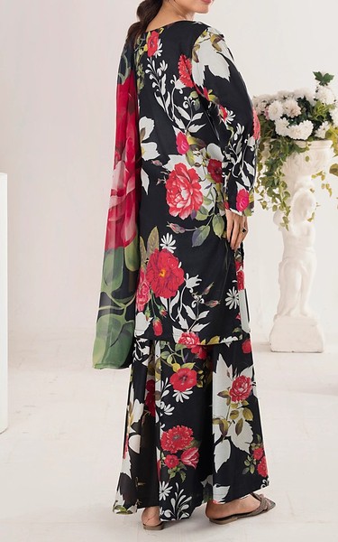 Feathers Black Lawn Suit | Pakistani Lawn Dress in USA- Image 2