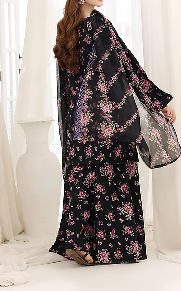 Feathers Black Lawn Suit | Pakistani Lawn Dress in USA- Image 1