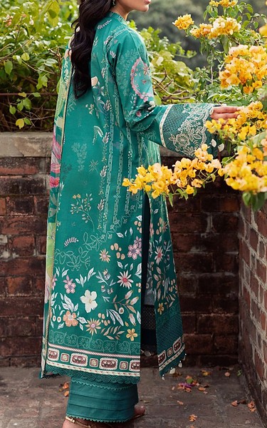 Florent Teal Lawn Suit | Pakistani Lawn Dress in USA- Image 2