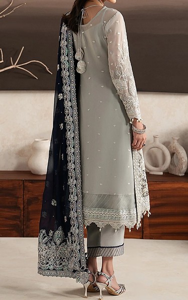 Gulaal Grey Chiffon Suit | Pakistani Embroidered Chiffon Dresses USA- Image 2