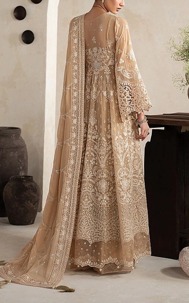 Gulaal Peach Chiffon Suit | Pakistani Embroidered Chiffon Dresses USA- Image 2