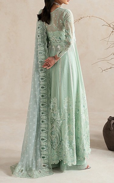 Gulaal Summer Green Chiffon Suit | Pakistani Embroidered Chiffon Dresses USA- Image 2