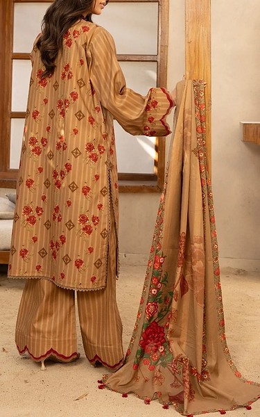 Gulmina Fawn Lawn Suit | Pakistani Lawn Dress in USA- Image 2