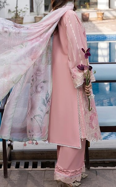 Gulmina Pink Lawn Suit | Pakistani Lawn Dress in USA- Image 2